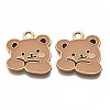 Alloy Enamel Pendants ENAM-T011-109B-NR-2