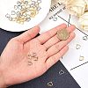 Unicraftale 304 Stainless Steel Open Heart Charms STAS-UN0003-61-2