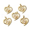 Plastic Imitation Pearl Pendants KK-P235-03G-3