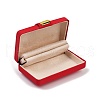Rectangle PU Leather Jewelry Ring Storage Boxes CON-Z009-01B-01-1