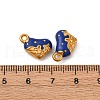 304 Stainless Steel Enamel Charms STAS-Q363-12A-G-3