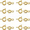 Unicraftale PVD Vacuum Plating 304 Stainless Steel Spring Ring Clasps STAS-UN0006-31G-1