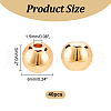 Rack Plating Brass Beads KK-LP0001-08G-04-2
