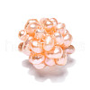 Round Natural Cultured Freshwater Pearl Beads PEAR-N020-04B-2