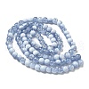 Crackle Glass Beads Strands X1-GLAA-U001-8mm-14-3