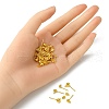 30Pcs 3 Size Iron Stud Earring Findings FIND-YW0003-94G-4