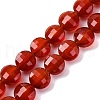 Natural Carnelian(Dyed & Heated) Beads Strands G-C179-A29-03-2