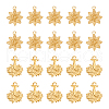Unicraftale 20Pcs 2 Style Ion Plating(IP) 304 Stainless Steel Pendants STAS-UN0049-71-1