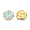 304 Stainless Steel Pendants STAS-N108-23A-G-2