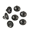 304 Stainless Steel Bead Cap Pendant Bails STAS-G224-24B-09-1