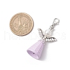 Angel Acrylic Pendant Decorations HJEW-JM03162-05-3