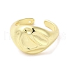 Rack Plating Brass Finger Ring RJEW-C072-10G-2