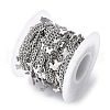 304 Stainless Steel Curb Chains CHS-G041-02P-04-3