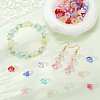 SOFPLATE 2 Strands Transparent Glass Beads Strands GLAA-SP0001-07-4