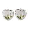 Brass Enamel Pendants KK-S368-10P-1