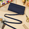 15 Yards Imitation Leather Braided Lace Ribbon WL-WH0003-02E-5