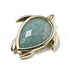 Natural Amazonite Pendants G-U019-02G-04-2
