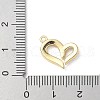 Brass Micro Pave Cubic Zirconia Pendants KK-Q091-04A-G-3