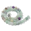 Natural Green Fluorite Beads Strands G-G184-A02-01-3