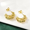 304 Stainless Steel Stud Earrings EJEW-S272-02G-2