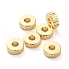 201 Stainless Steel Corrugated Beads STAS-A057-02A-G-3