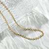 304 Stainless Steel Boston Link Chain Necklace BJEW-B072-05G-4