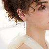 HOBBIESAY 2 Strands Natural Kunzite/Spodumene Beads Strands G-HY0001-33-7