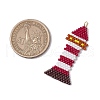 MIYUKI Glass Seed Beaded Lighthouse Pendants PALLOY-MZ00626-2