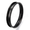 201 Stainless Steel Grooved Finger Ring Settings RJEW-TAC0017-4mm-04B-2