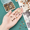   200Pcs 4 Colors Tibetan Style Spacer Beads TIBEP-PH0001-73-3