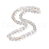 Electroplate Opaque Glass Beads GLAA-F108-10A-11-2