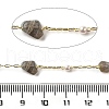 Handmade Natural Labradorite Nuggest Beaded Chains CHC-F020-04G-08-2