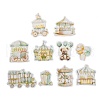 20Pcs PET Self-adhesive Amusement Park Theme Decorative Tapes STIC-P016-B03-3