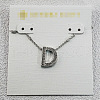 Brass Initial Pendant Necklaces for Women FS-WG8E27F-30-1