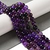 Dyed & Heated Natural Dragon Veins Agate Beads Strands G-P539-A01-18-2
