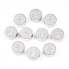 Tarnish Resistant 304 Stainless Steel Beads STAS-S079-169C-P-3