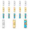 DICOSMETIC 18Pcs 3 Colors 304 Stainless Steel Connector Charms STAS-DC0014-64-1