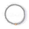 Round Stainless Steel Beads Stretch Bracelets RK2023-1-1