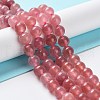 Dyed Natural Malaysia Jade Beads Strands G-G021-02B-09-2