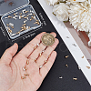 Beebeecraft 80Pcs 4 Styles Brass Pendants KK-BBC0016-15-3