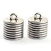 Tibetan Style Alloy Cord Ends TIBEP-S300-26AS-NR-1