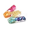 Transparent Resin Pendants RESI-XCP0002-29-2