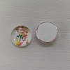 Glass Cabochons GLAA-WH0025-31A-02-1