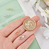   4Pcs 2 Colors 925 Sterling Silver Spring Ring Clasps STER-PH0001-98-3