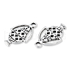 Tibetan Style Alloy Pendant Rhinestone Settings TIBE-N011-061-2