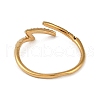 Ion Plating(IP) 304 Stainless Steel Ring with Rhinestones RJEW-D083-05G-3
