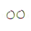 Ion Plating(IP) 304 Stainless Steel Open Jump Rings STAS-N098-062F-01-1