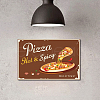 Vintage Metal Tin Sign AJEW-WH0157-149-5