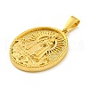 Ion Plating(IP) 304 Stainless Steel Pendants STAS-R231-18G-19-2