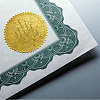 Self Adhesive Gold Foil Embossed Stickers DIY-WH0211-380-4